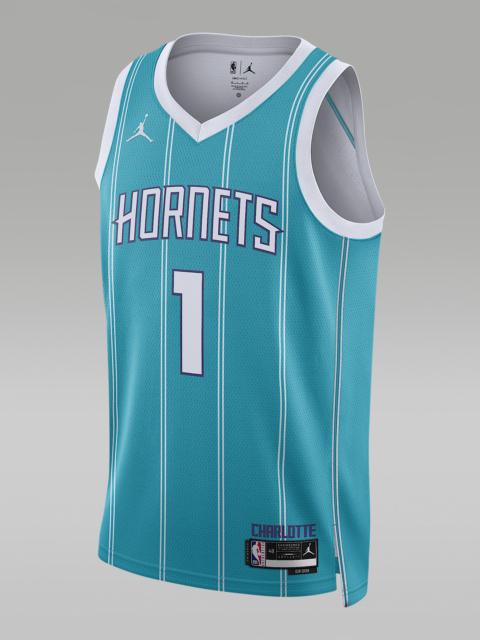 Jordan Men's Charlotte Hornets Icon Edition 2022/23 Jordan Dri-FIT NBA Swingman Jersey