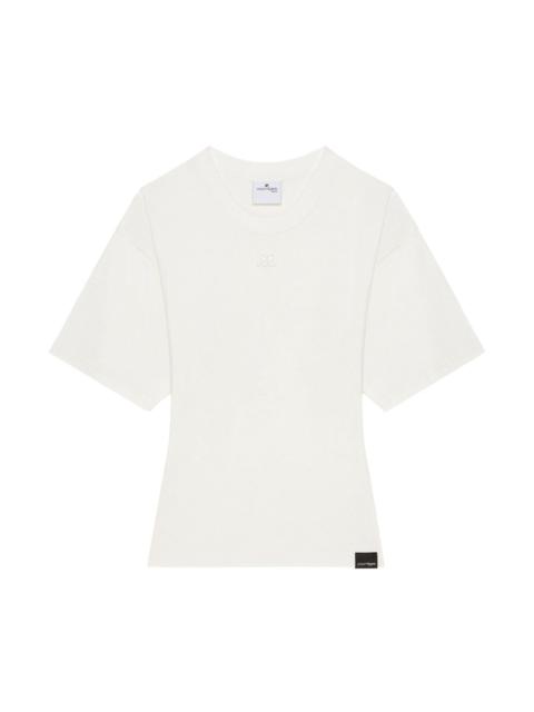Cotton belted t-shirt