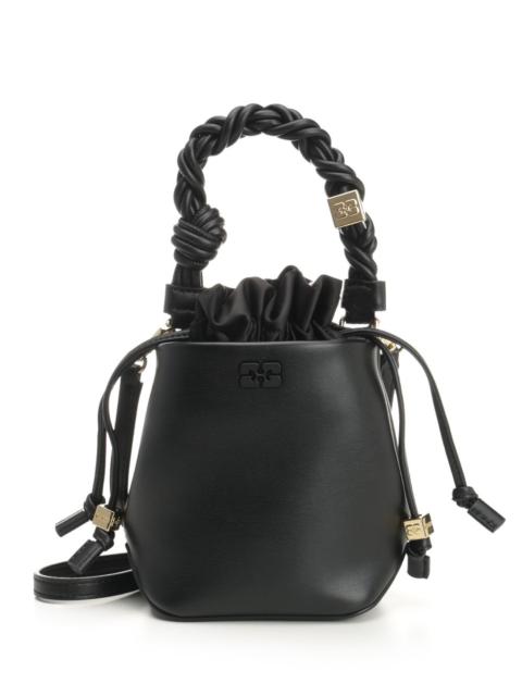 GANNI Ganni Bou Bucket Mini Handbags Black