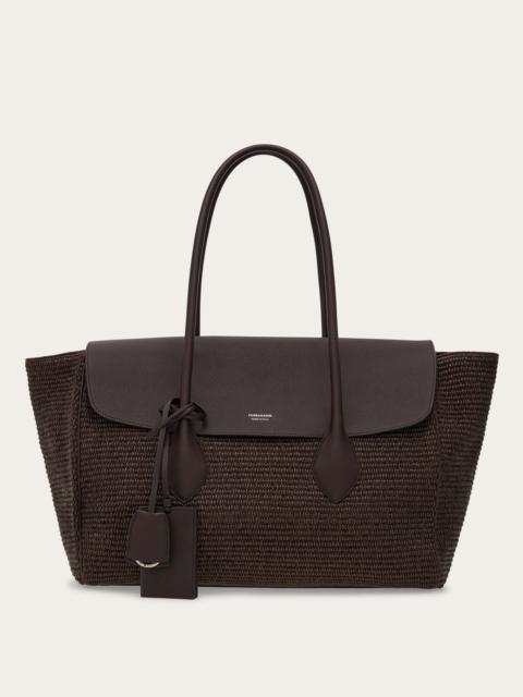 East-West tote bag (L)