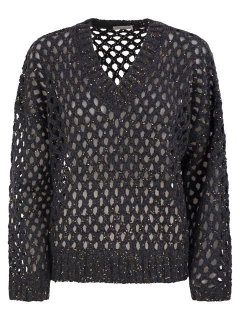Brunello Cucinelli Brunello Cucinelli Women Dazzling Net Silk And Linen Jersey