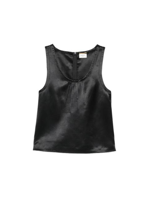 SAINT LAURENT Saint Laurent Black Tops - Vests & Tank Tops Women
