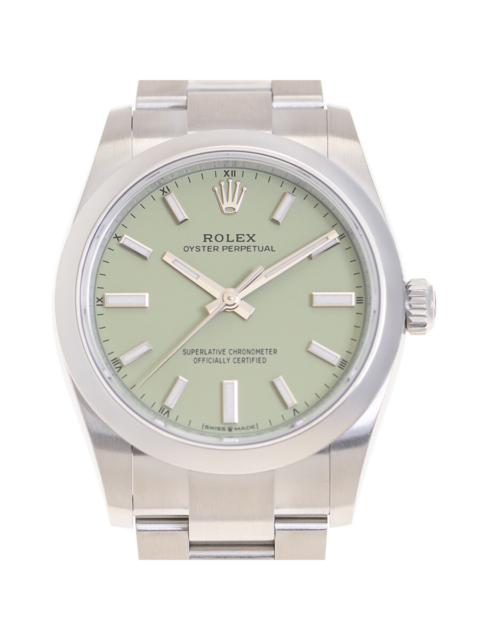 ROLEX Rolex Oyster Perpetual 34 Automatic Chronometer PistachioDial Ladies Watch M124200-0006