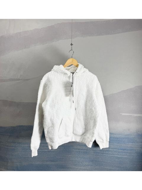 Dior Dior White Allover-Print Terry Cloth Hoodie