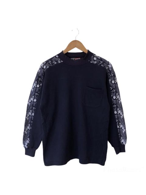 Other Designers Japanese Brand - JAPANESE TRADITIONAL SUKAJAN SIDE TAPE SWEATSHIRT SAN DAN