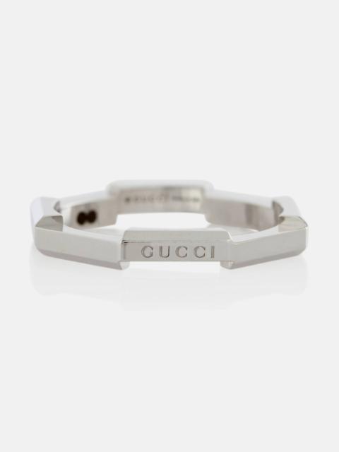 GUCCI Link To Love 18kt white gold ring