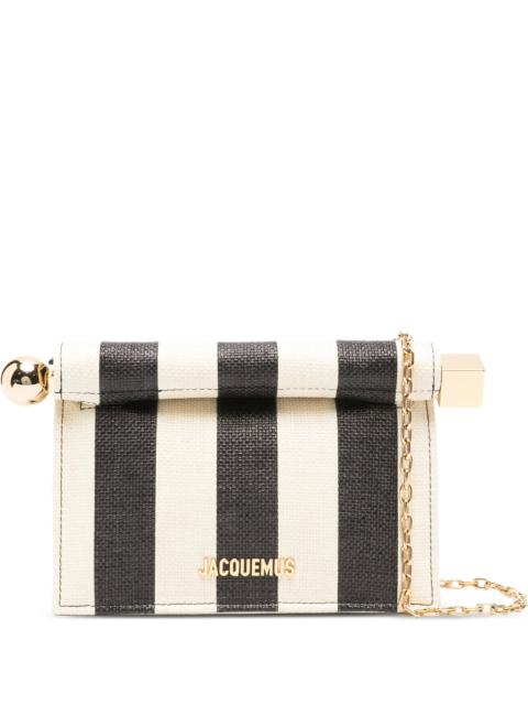 JACQUEMUS Jacquemus Striped Roll Mini Bag