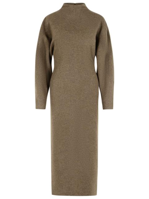 Max Mara Max Mara 'Tenuta' Wool And Mud Jersey Dress Women