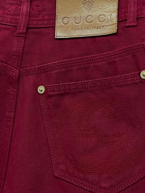 GUCCI Vintage GUCCI ITALY Denim Petite Pants Size 25”