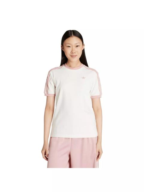 adidas Originals Women's Ruffle 3-Stripes Tee