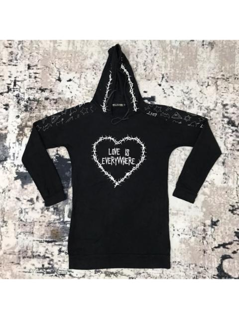 Other Designers If Six Was Nine × Japanese Brand × Vintage - Hell Cat Punks Not Dead Pullover Long Sweater Hoodie