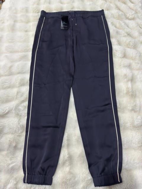 SAINT LAURENT saint laurent ysl saint laurent new satin navy blue trousers casual pants
