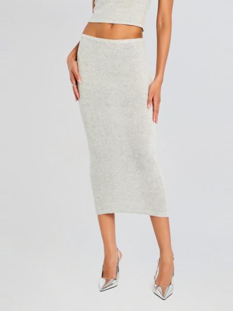 RETROFÊTE KOKO KNIT TEA LENGTH SKIRT