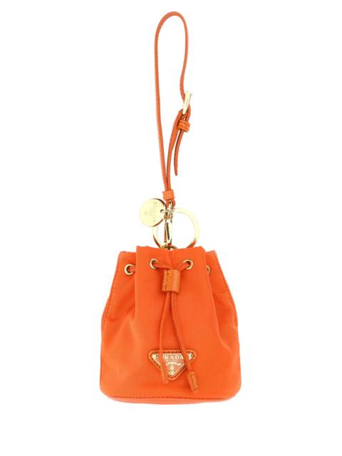 Prada Prada Women Orange Re-Nylon Re-Edition 1978 Key Ring