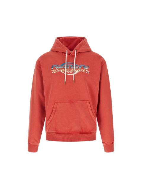 CASABLANCA CASABLANCA Chrome Red Hoodie New & Authentic (Men's size:S;)