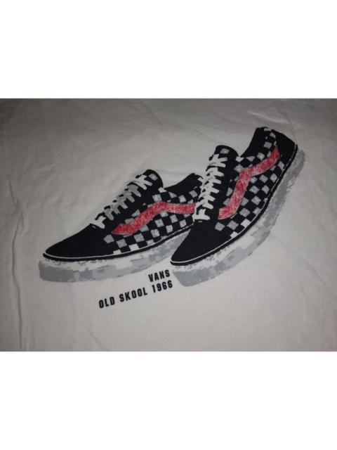 Other Designers Vintage - VTG Vans Oldskool Checkered Shoes tshirt 2000s Y2K