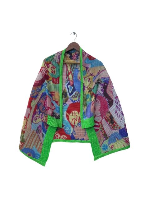 Pleats Please Issey Miyake Vintage Pleats Please Issey Miyake 2001 Graphic Scarf
