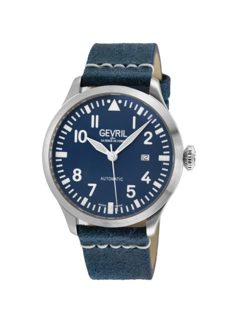 Other Designers Gevril Vaughn Automatic Blue Dial Men's Watch 43503