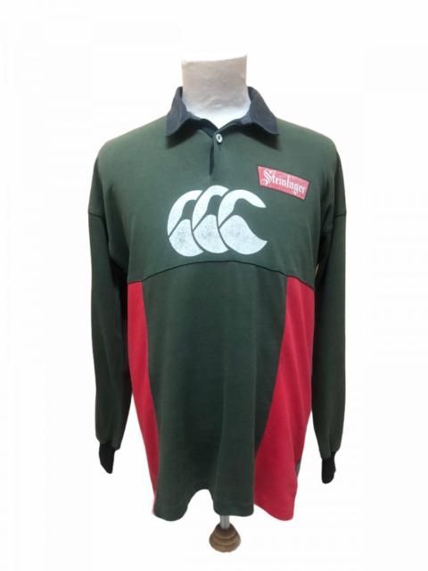 Other Designers Canterbury Of New Zealand - Vintage Rare Canterbury Steinlager Rugby Shirt