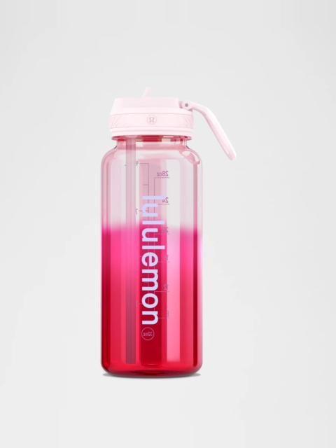 lululemon Back to Life Clear Bottle 32oz *Straw Lid