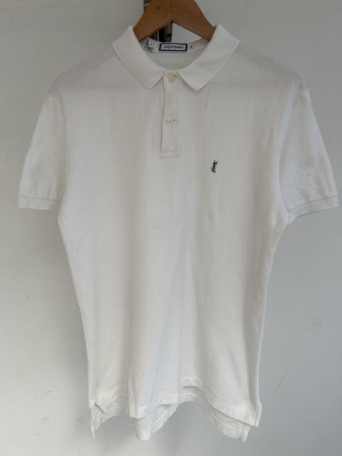 SAINT LAURENT YSL Polo White Plain Vintage