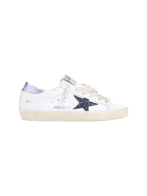 Golden Goose GOLDEN GOOSE Super-Star Women's White/Glicine Leather Sneake