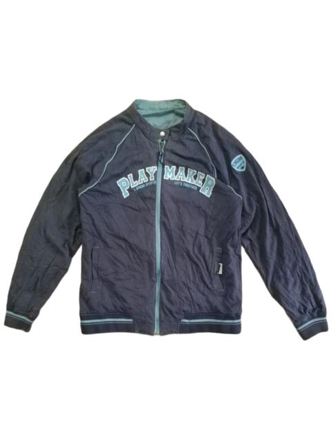 Other Designers Designer - 🔥Sun Faded Reversible L. Brenn Playmaker Zipper Jacket