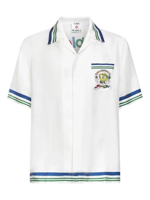 CASABLANCA Casablanca Men Mascot Tennis Shirt