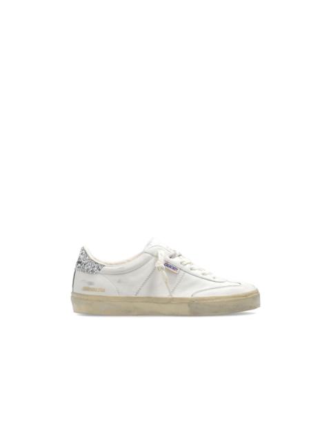 Golden Goose GOLDEN GOOSE Soul Star Women's White/Silver Glitter Sneakers