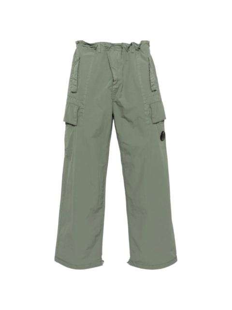 C.P. Company FLATT NYLON OVERSIZED CARGO PANTS (AGAVE GREEN)