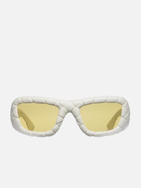 Bottega Veneta INTRECCIATO RECTANGULAR SUNGLASSES