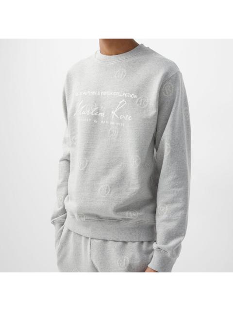 Martine Rose BNWT SS22 MARTINE ROSE CLASSIC ALL OVER LOGO SWEATSHIRT S