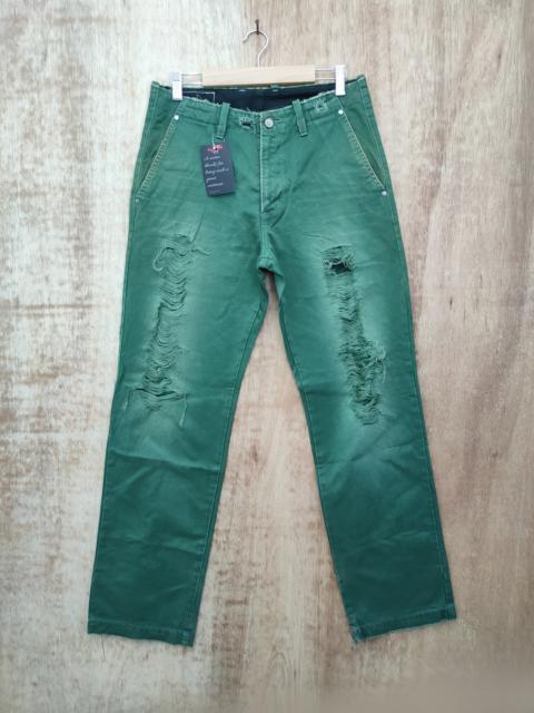 Other Designers Edwin - Edwin vintage Green Distressed pants #46-040