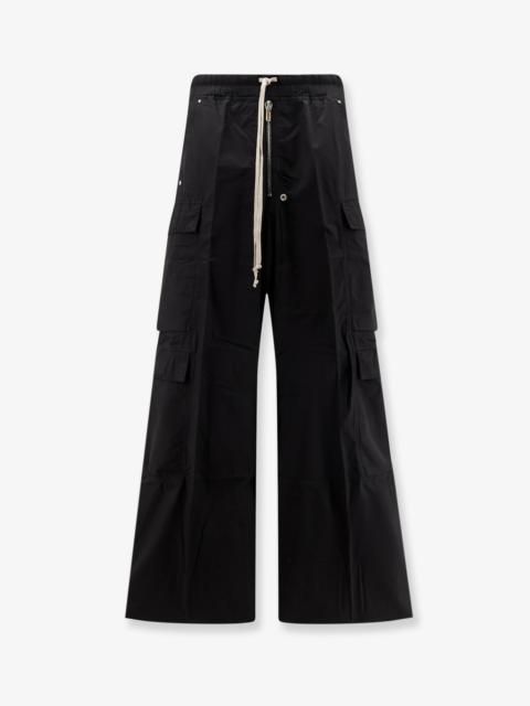 Rick Owens DRKSHDW DRKSHDW Double Cargo Jumbo Belas Trousers Black