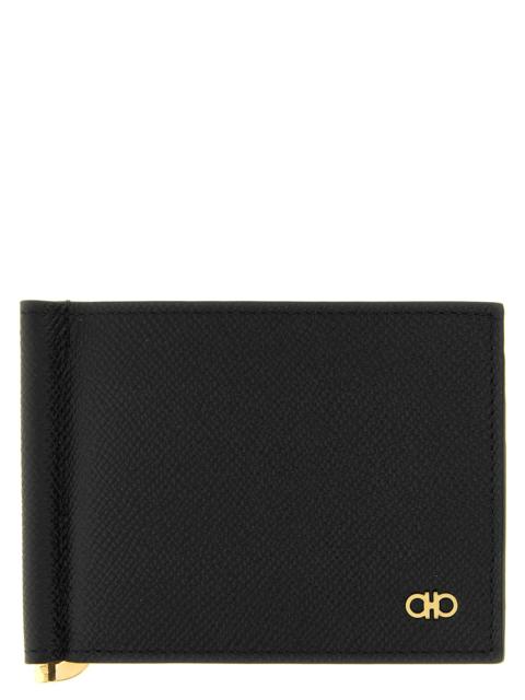 FERRAGAMO Ferragamo Men Gancini Wallet With Clip