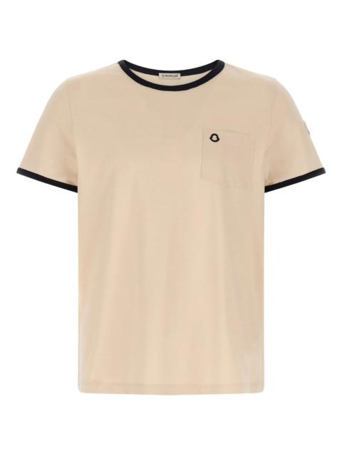 Moncler Moncler Logo-embroidered Cotton T-shirt