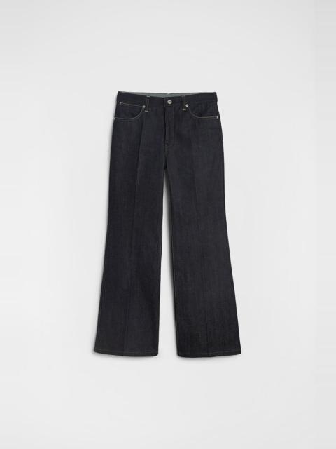 Flared Denim Trousers