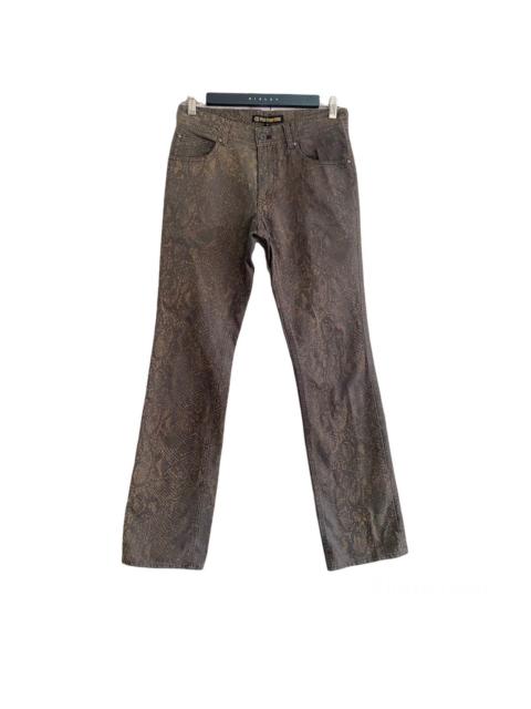 Hysteric Glamour Japanese Brand PAZZO Denim Printed Snake Skin