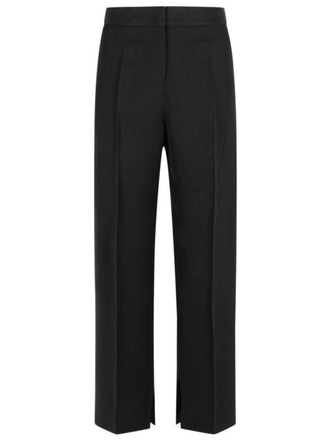 Jil Sander Jil Sander Black Viscose Blend Trousers