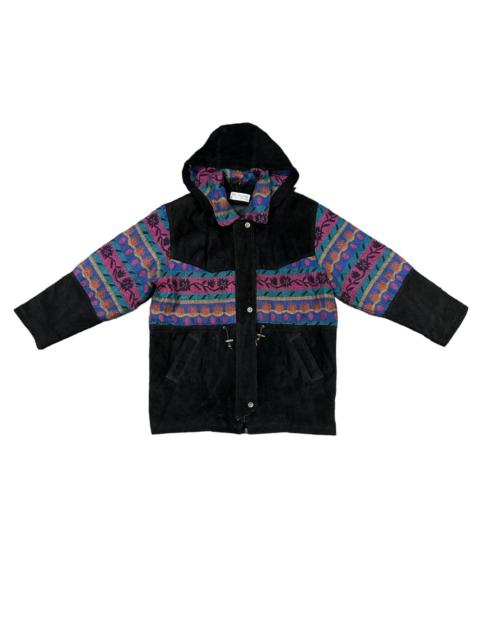 Other Designers Vintage CITY ELEGANCE Quilted Lined Zipper Hoodie Jacket