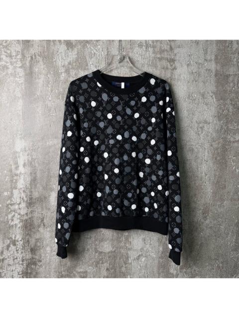 Louis Vuitton Louis Vuitton Black Polka Dot Print Sweatshirt
