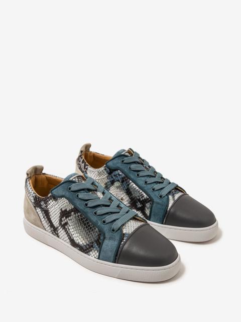 Christian Louboutin Christian Louboutin Louis Junior Amazonia Blue Trainers