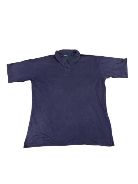 Other Designers Vintage Issey Miyake Polo Shirt Green Inside