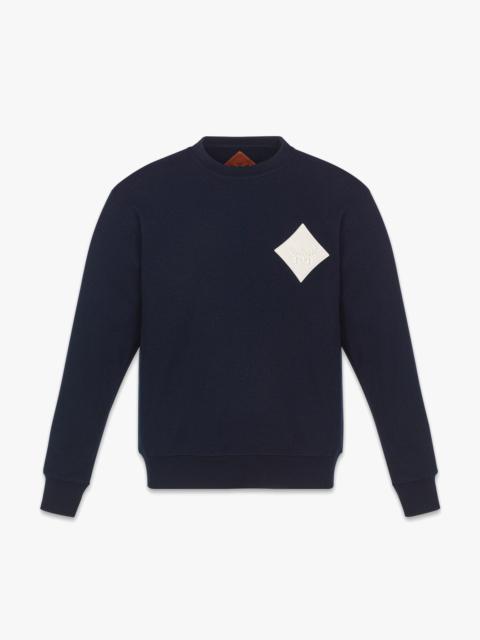 MCM Logo Patch Bouclé Sweatshirt