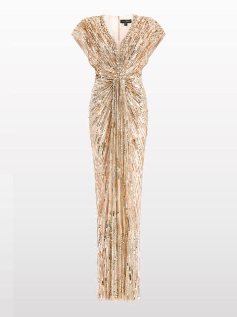 JENNY PACKHAM Jenny Packham Lacie Maxi Dress in Morganite at Nordstrom