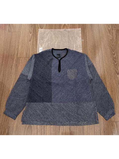 visvim VISVIM 24 ICT TUNIC P.O. (VT.SHIBORI) Vintage-style tie-dyed silk shirt