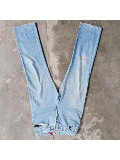 Other Designers Vintage - Vintage Levis 26501 Faded Distressed Zip Button Denim Pants