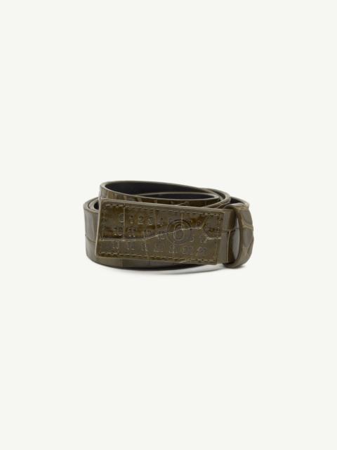 MM6 Maison Margiela Croc-print belt