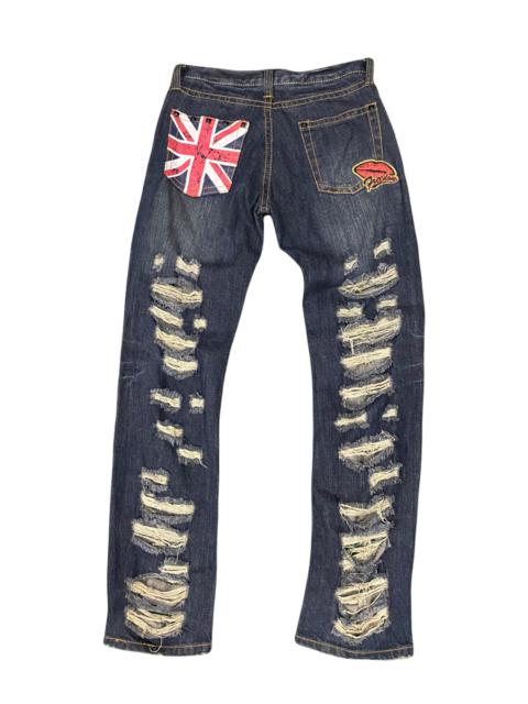 Other Designers Distressed Denim - Blue Distress jeans