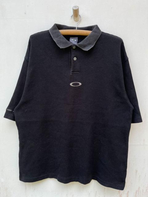 OAKLEY Vintage Oakley Perfomance Centre Logo Polo Shirt Baggy